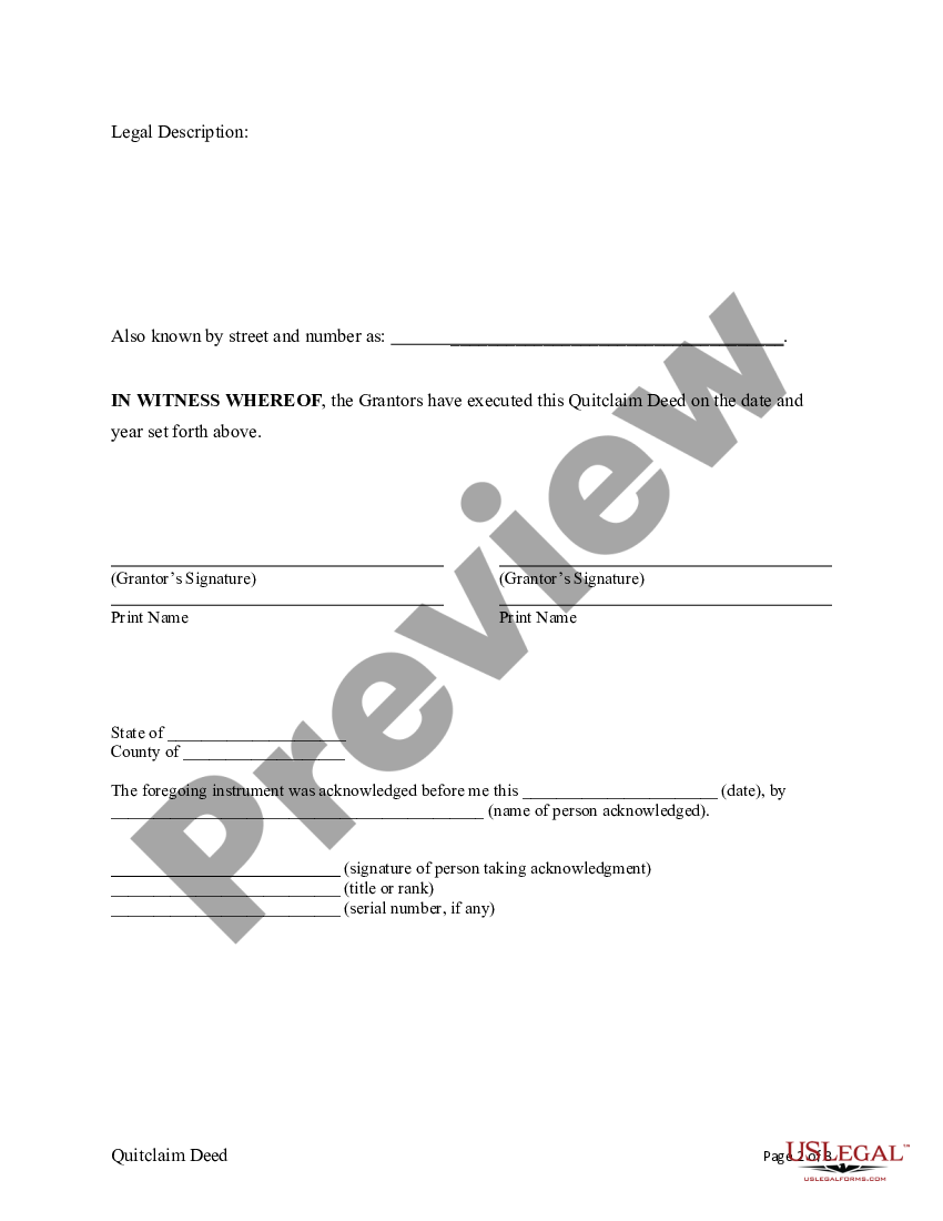 Colorado Quitclaim Deed Quitclaim Deed Us Legal Forms 6996