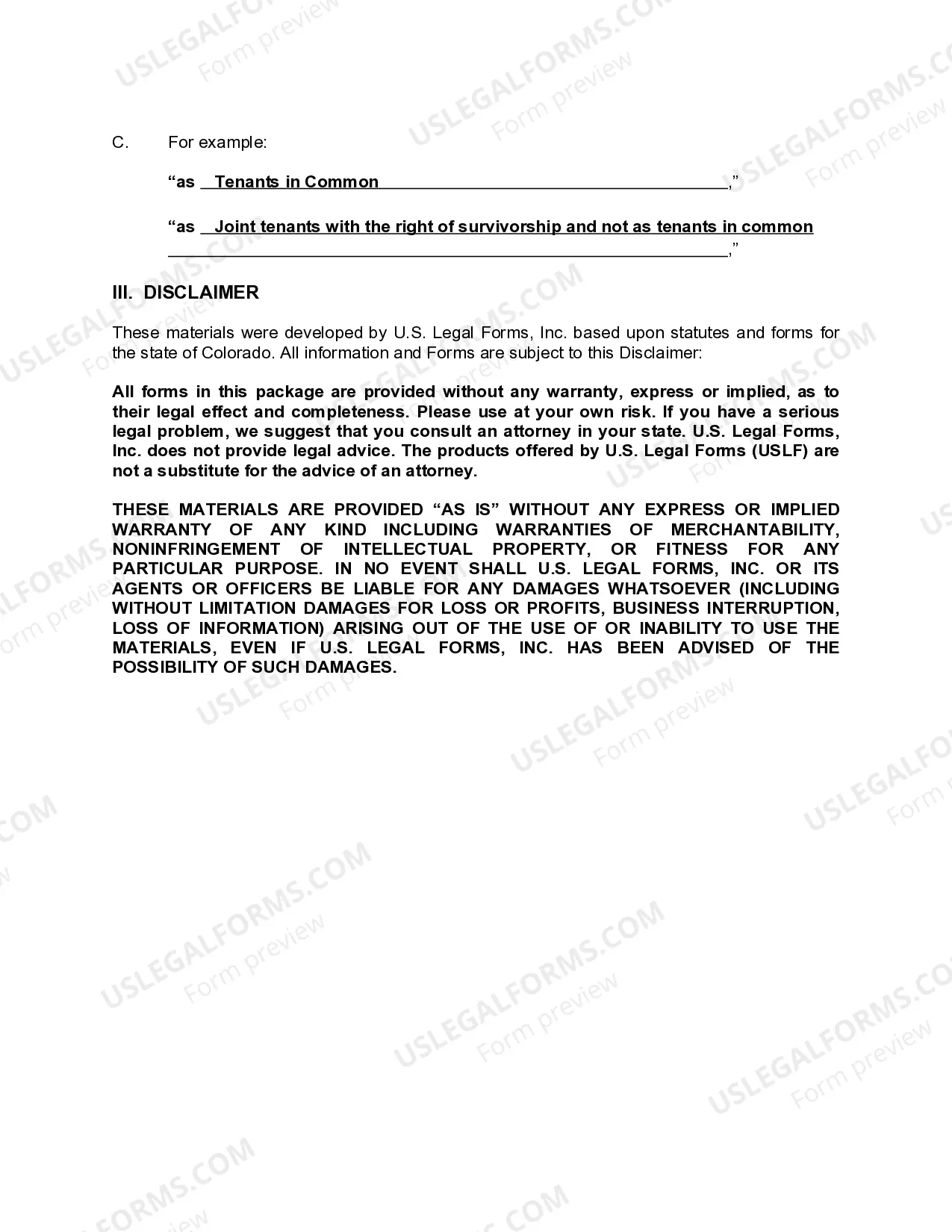 Preview Quitclaim Deed from a Trust to Two Individuals