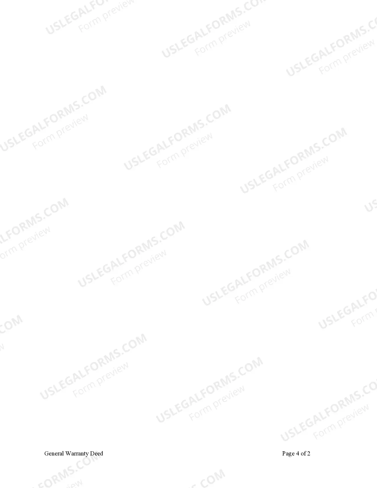 Preview General Warranty Deed - Husband and Wife as Grantors to Husband and Wife as Grantees