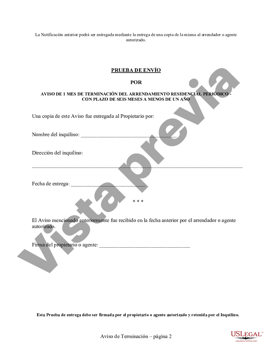 Aurora Colorado Aviso De 30 Días Para Rescindir El Contrato De Arrendamiento De Seis Meses A 4418