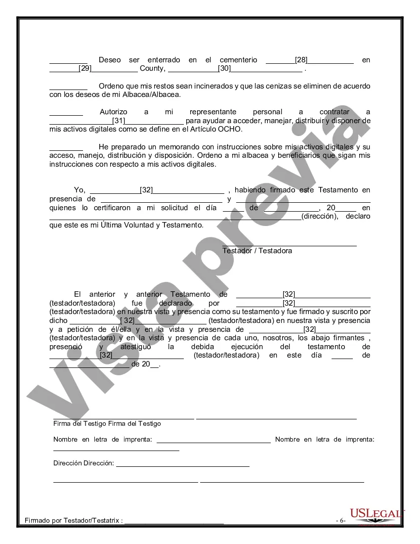 Preview Testamentos mutuos que contienen última voluntad y testamentos para personas solteras que viven juntas sin hijos