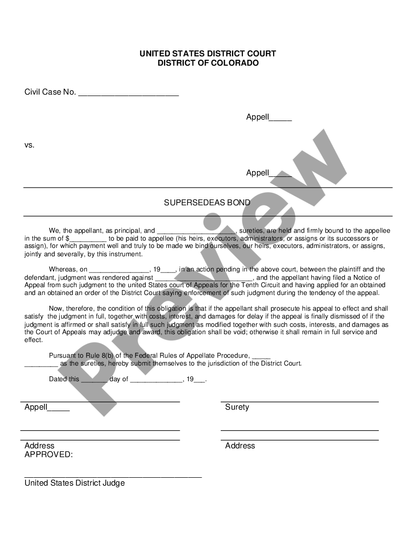 colorado-supersedeas-bond-supersedeas-bond-colorado-us-legal-forms