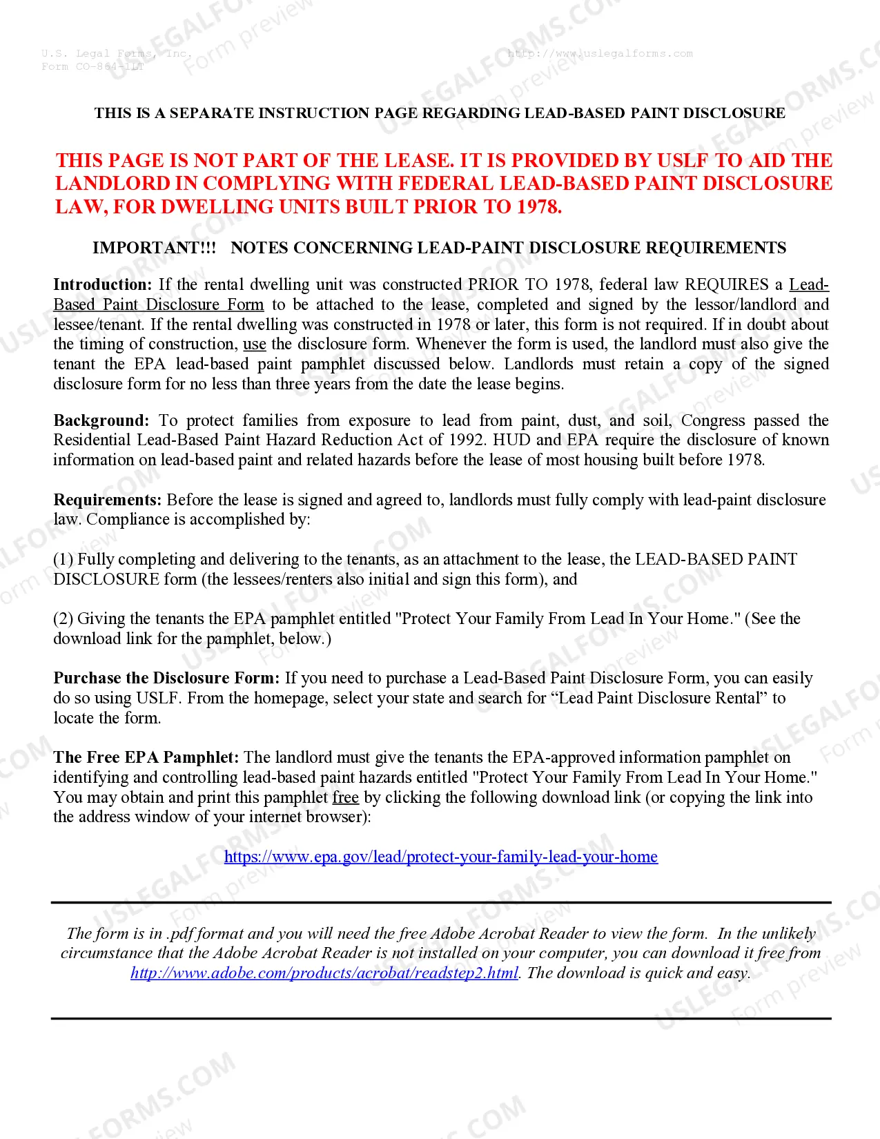 Preview Residential Lease or Rental Agreement for Month to Month