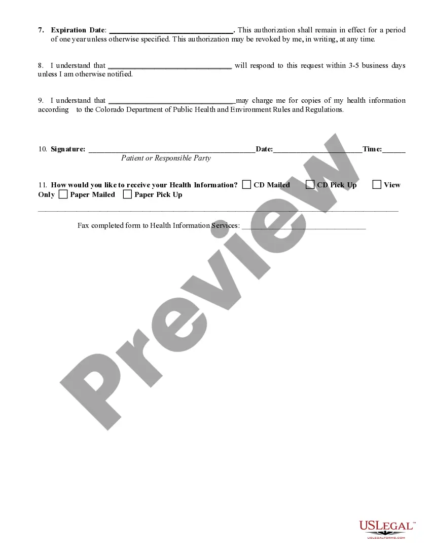 Get Authorization for Use and Disclosure of Health Information Preview Authorization for Use and Disclosure of Health Information