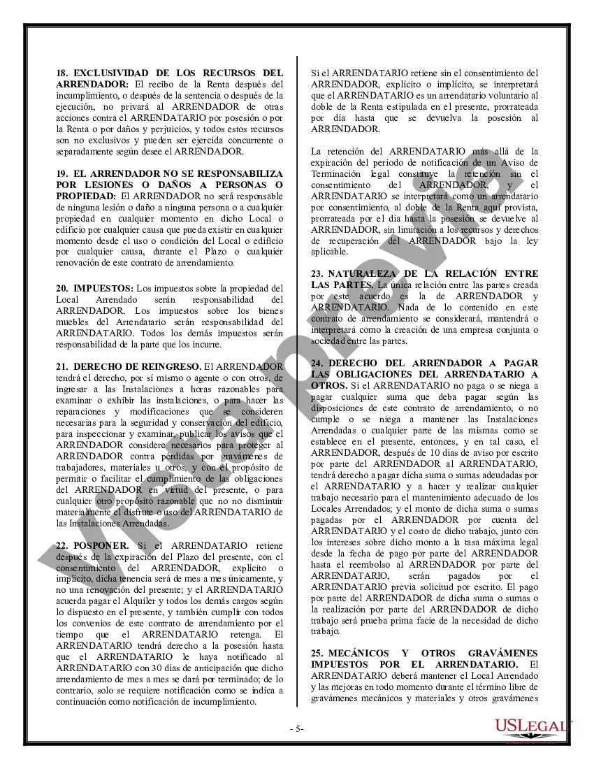 Preview Arrendamiento de edificio o espacio comercial