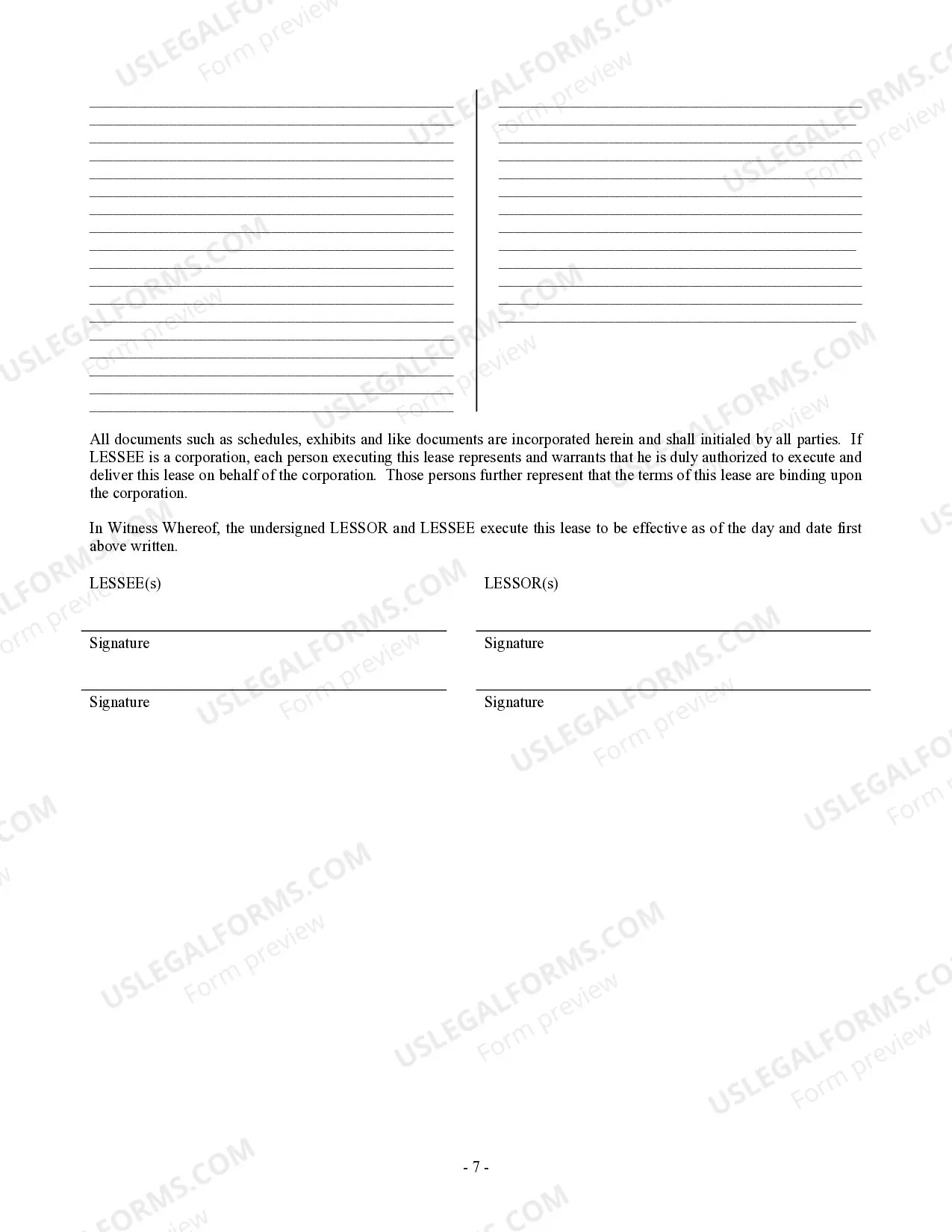 Preview Commercial Building or Space Lease