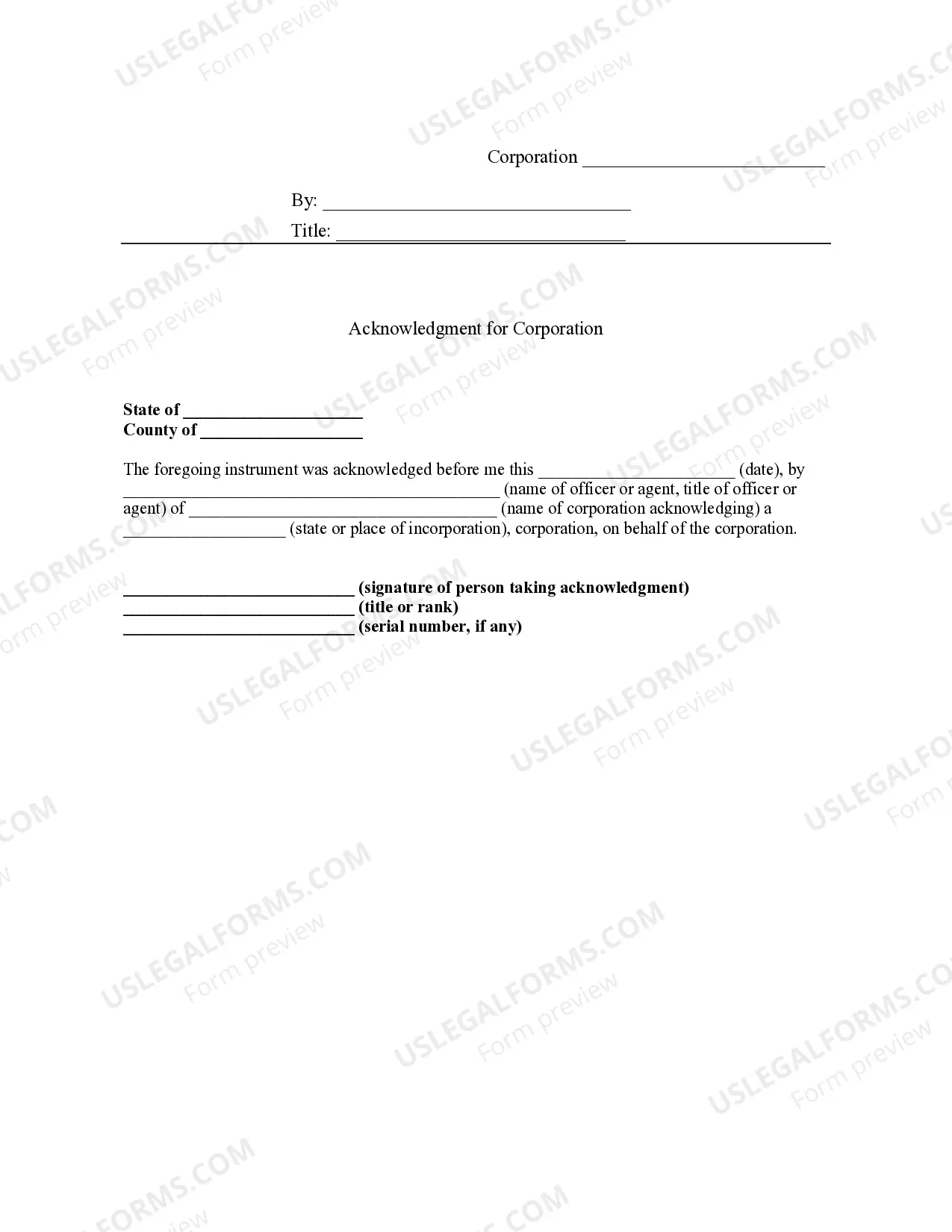 Preview Bill of Sale with Warranty for Corporate Seller