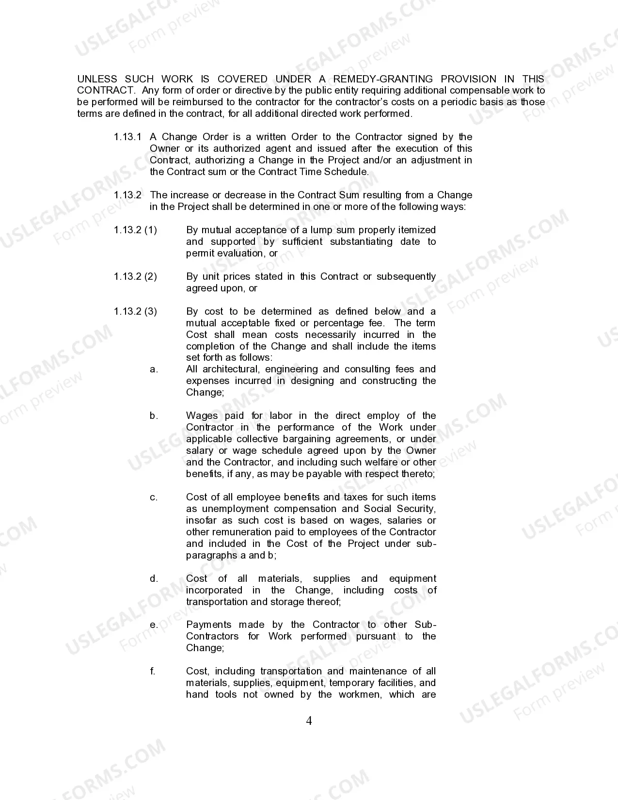 Preview Construction Contract between Contractor and County Government