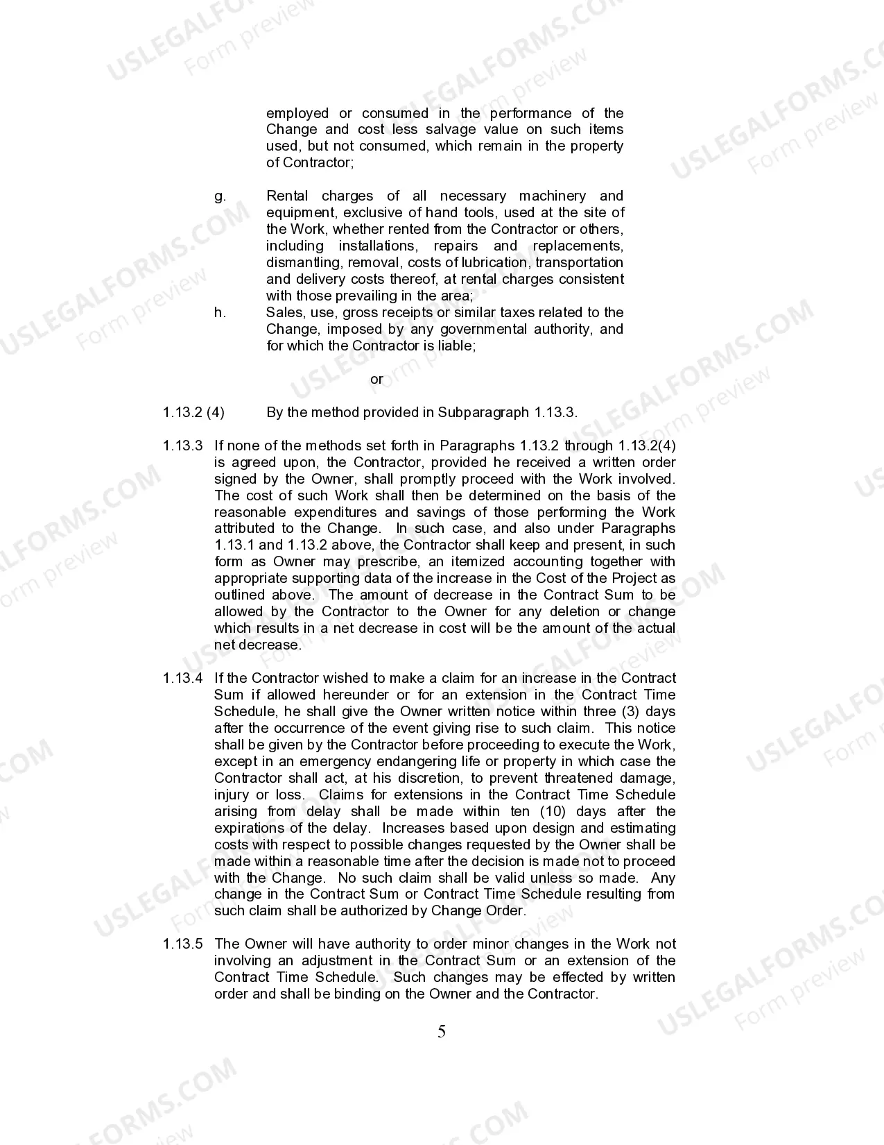 Preview Construction Contract between Contractor and County Government