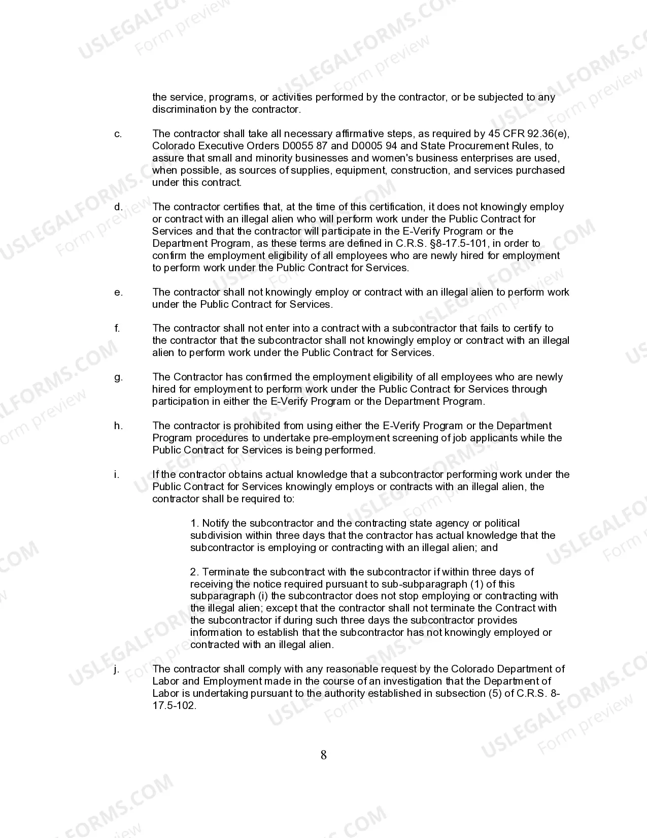 Preview Construction Contract between Contractor and County Government