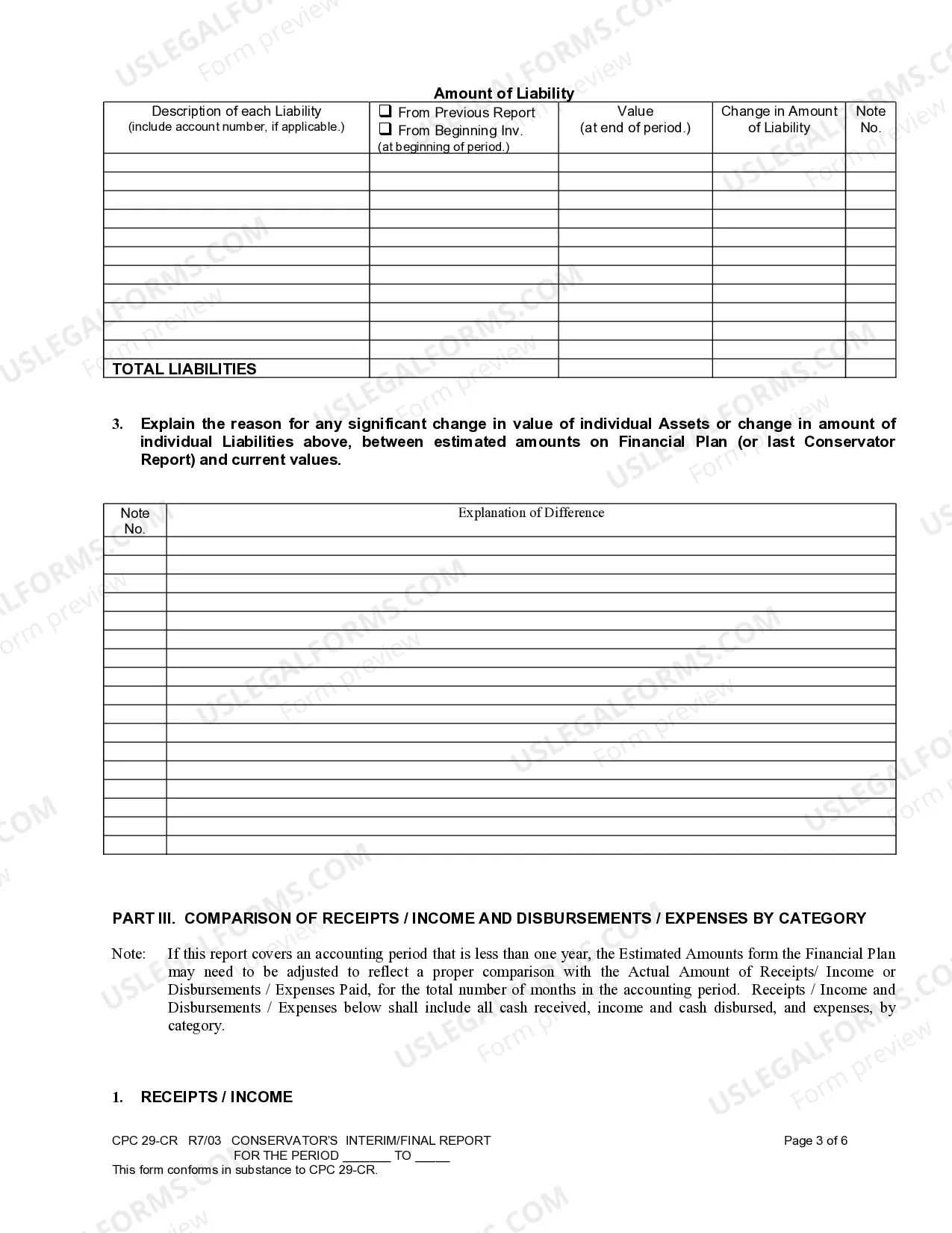 Preview Conservator's Interim - Final report