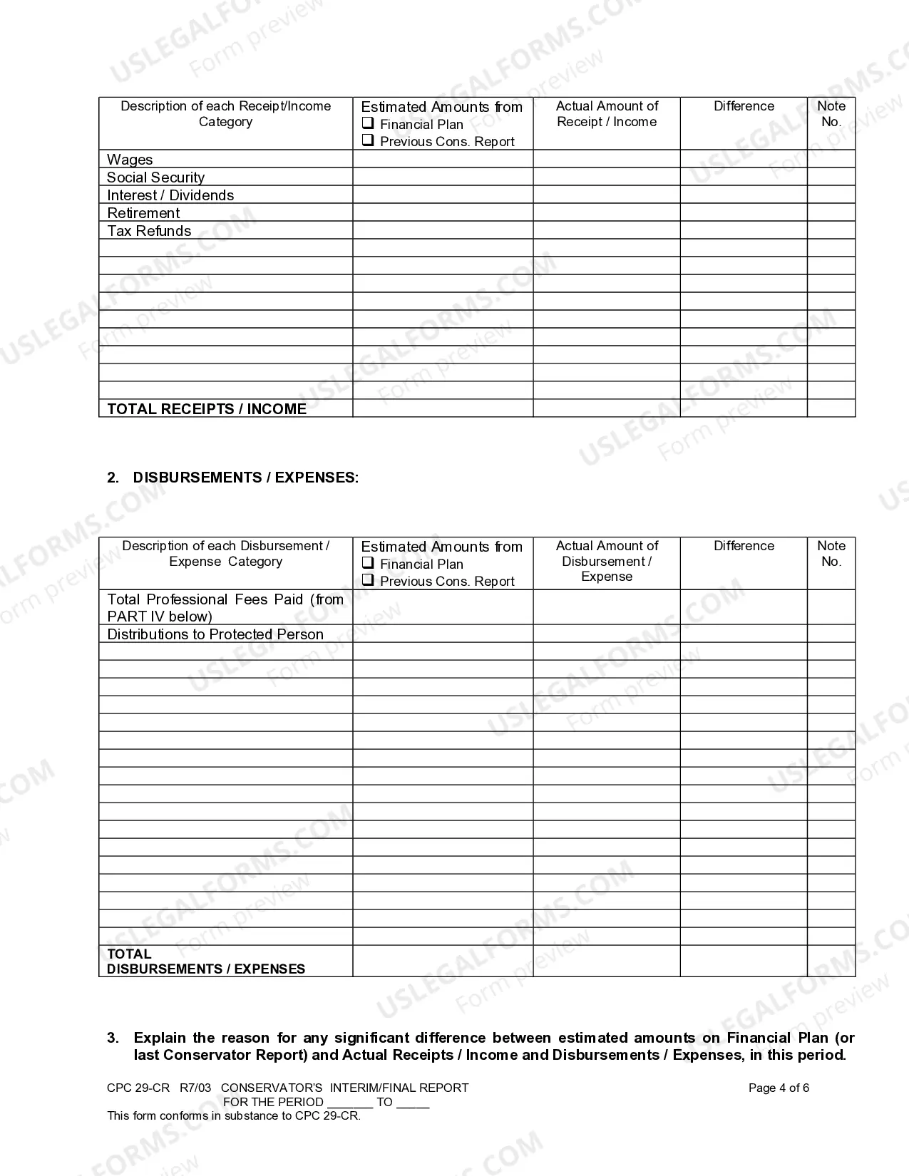 Preview Conservator's Interim - Final report
