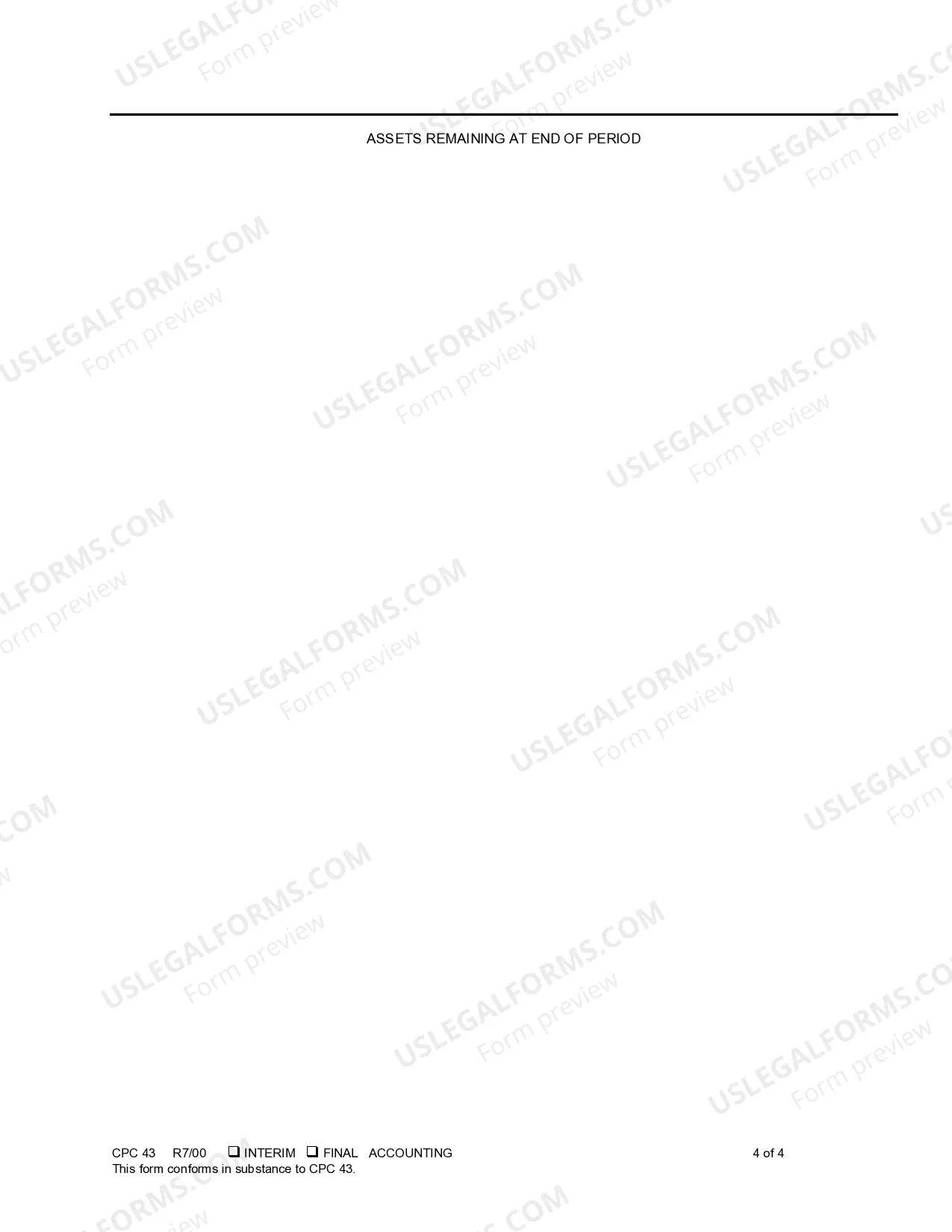 Preview Interim - Final Accounting