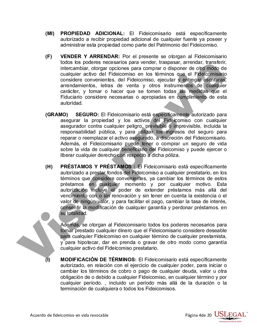 Preview Fideicomiso en vida para persona soltera, divorciada o viuda o viuda con hijos
