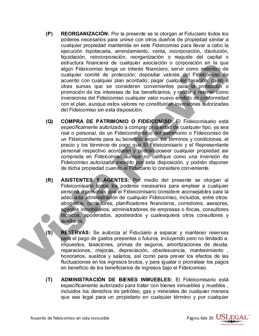 Preview Fideicomiso en vida para persona soltera, divorciada o viuda o viuda con hijos