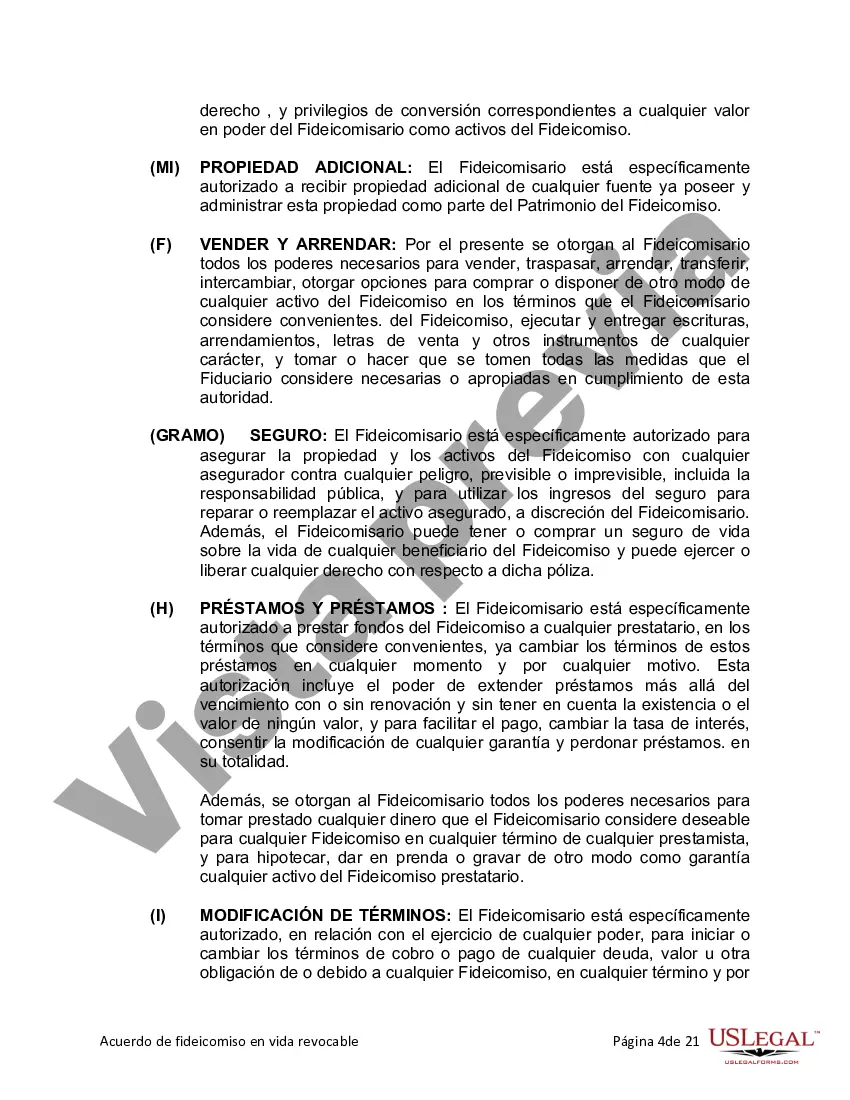 Preview Fideicomiso en vida para esposo y esposa con un hijo