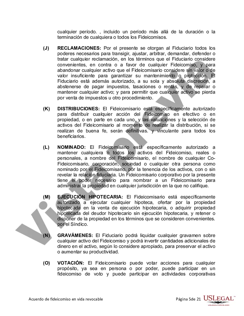 Preview Fideicomiso en vida para esposo y esposa con un hijo