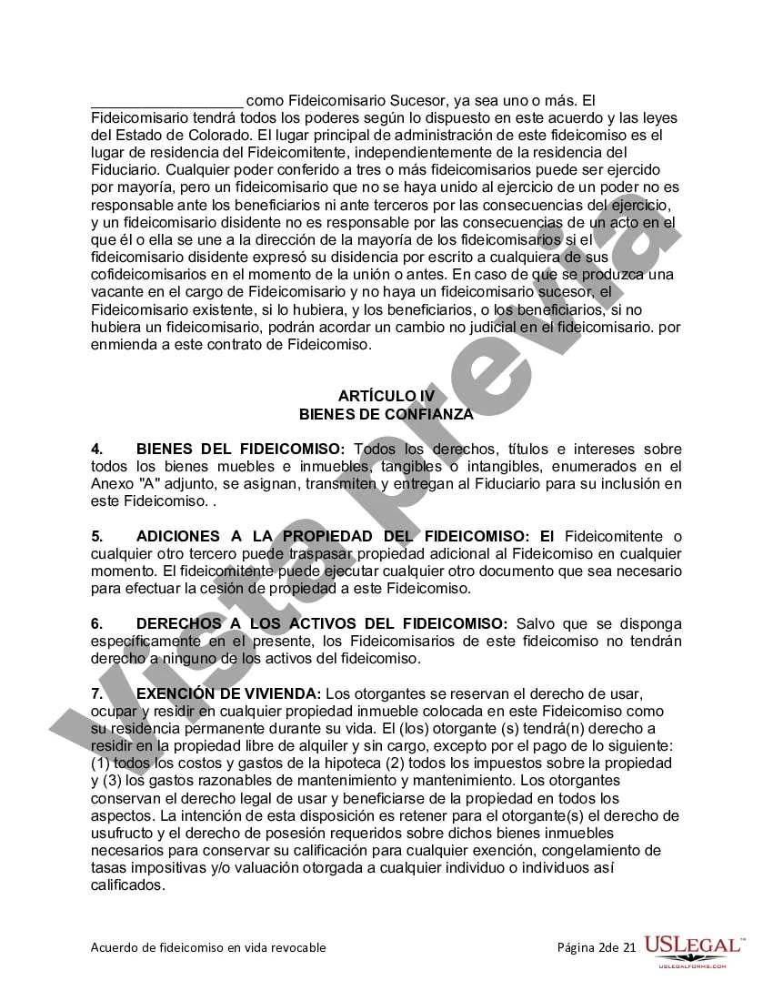 Preview Fideicomiso en vida para esposo y esposa con hijos menores o adultos