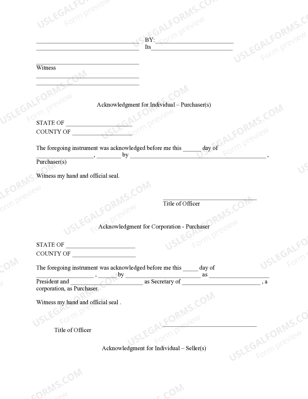 Preview Colorado Timber Sale Contract