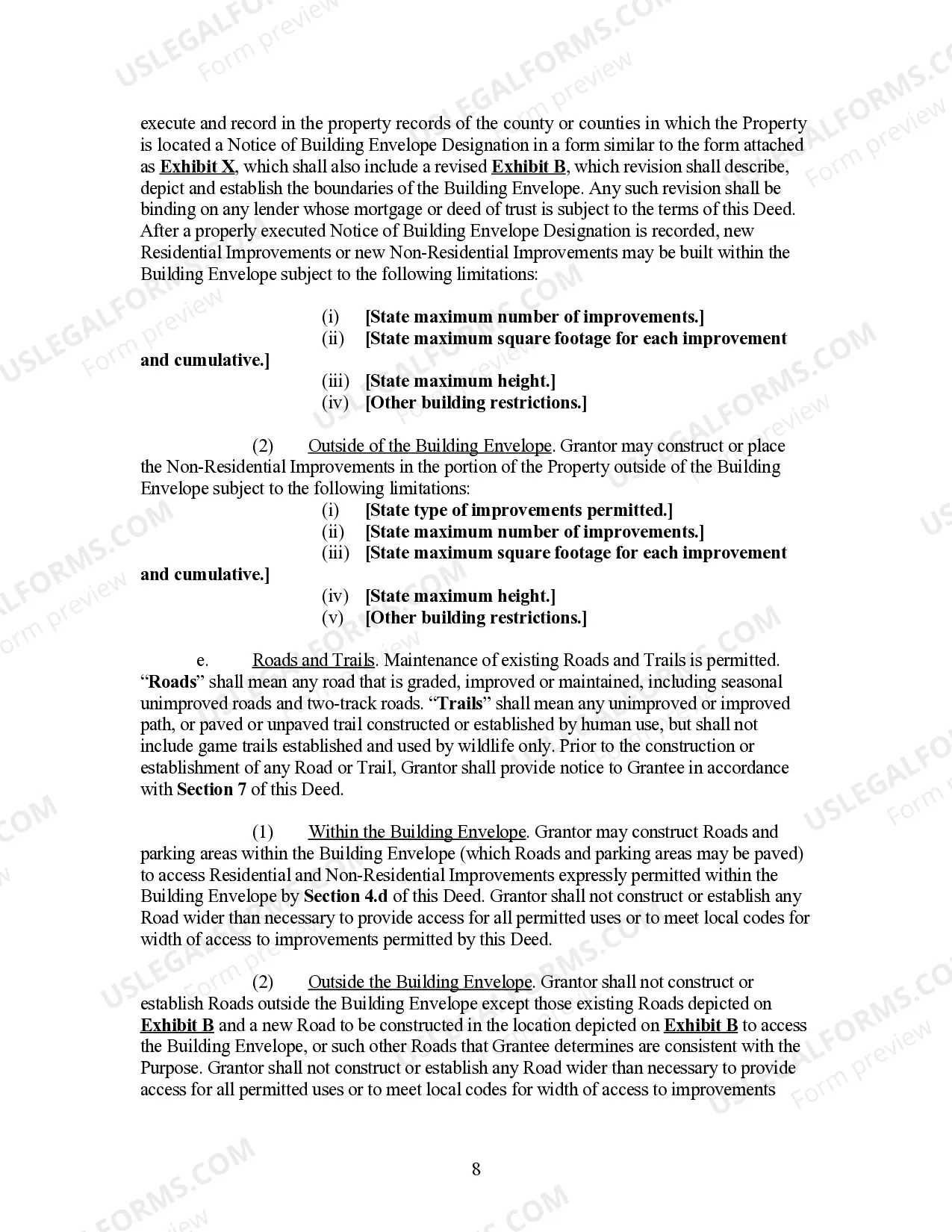 Preview Deed of Conservative Easement