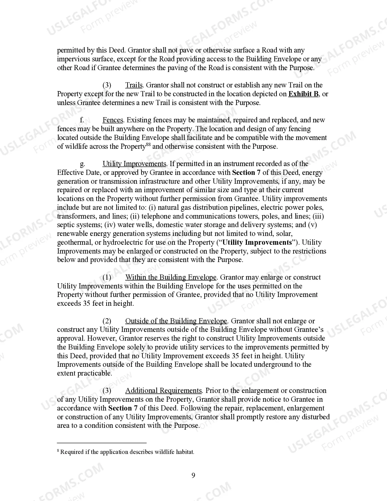 Preview Deed of Conservative Easement