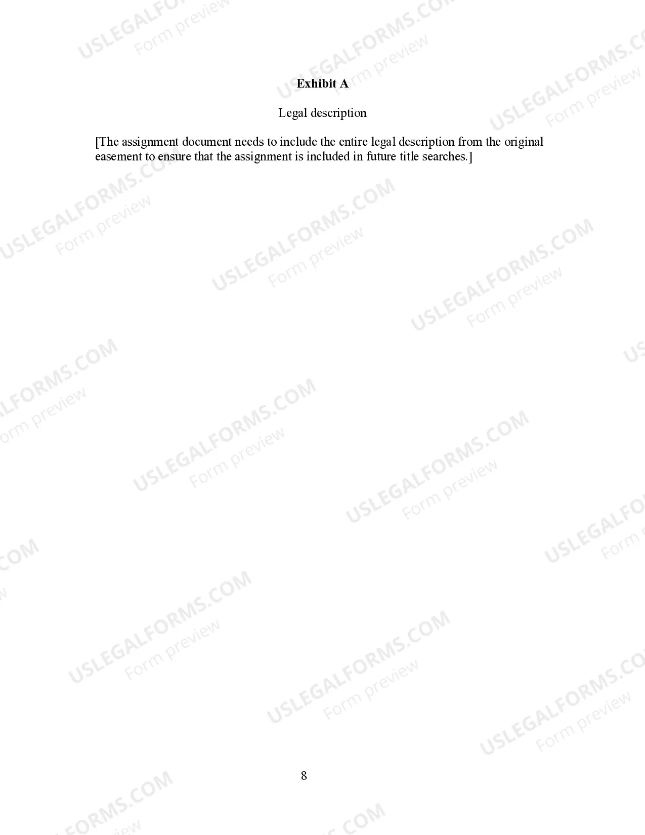 Preview Assignment of Interest in Deed of Conservation Easement