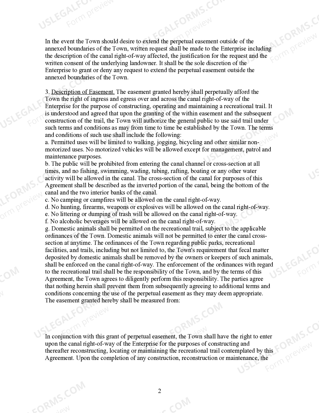 Perpetual Easement For Ingress And Egress | US Legal Forms