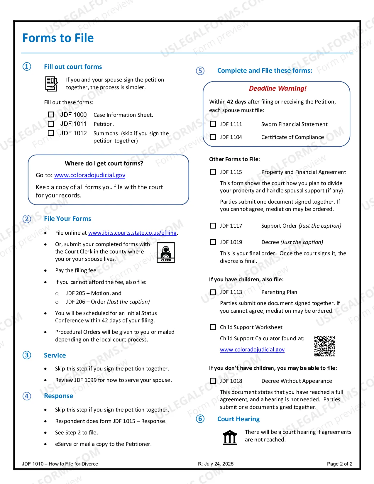 Preview How to File for Divorce or Legal Separation