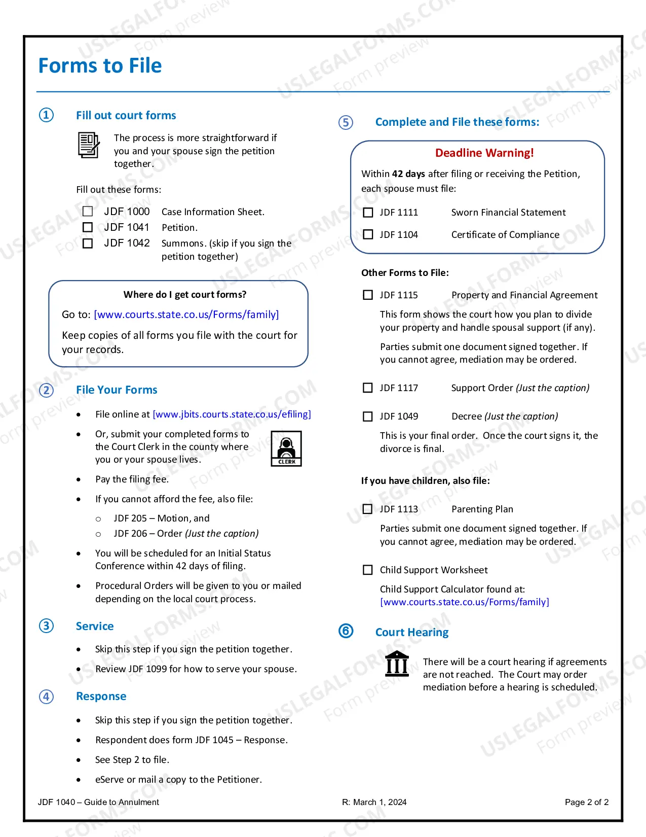Preview Guide to Annulment - Invalidity