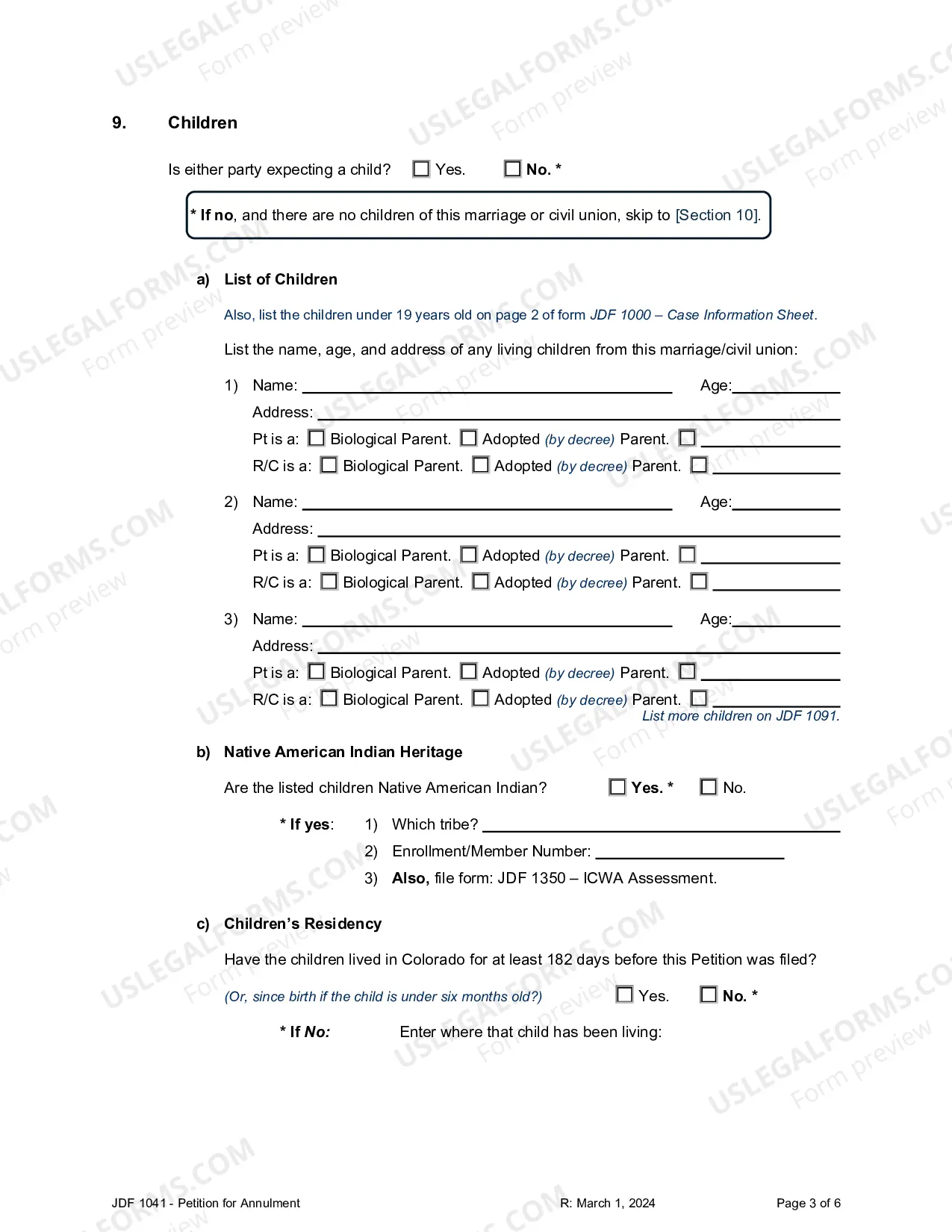 Preview Petition for Annulment - Invalidity