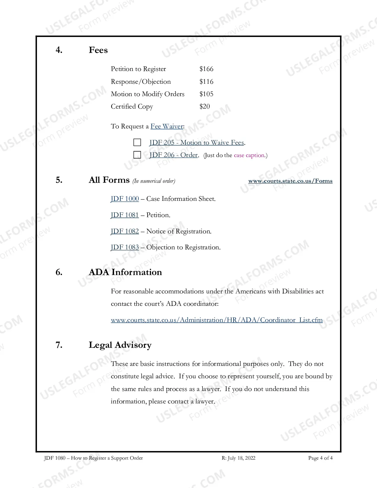 Preview How to Register a Support Order