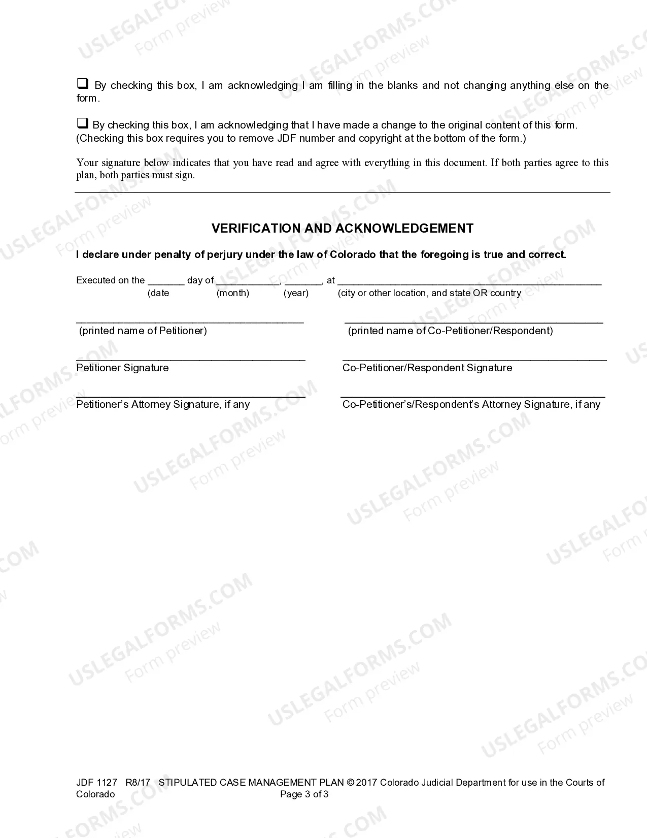 Preview Stipulated Case Management Plan