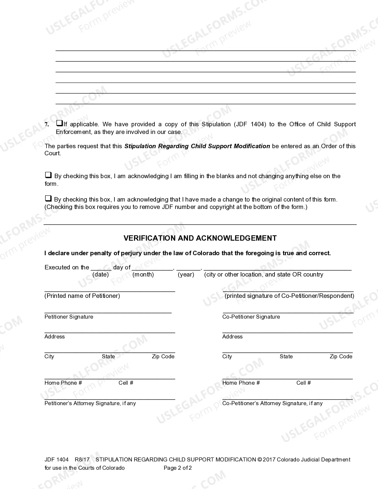 Preview Stipulation Regarding Child Support Modification