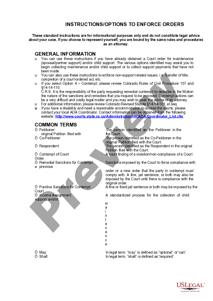 colorado-instructions-options-to-enforce-orders-us-legal-forms