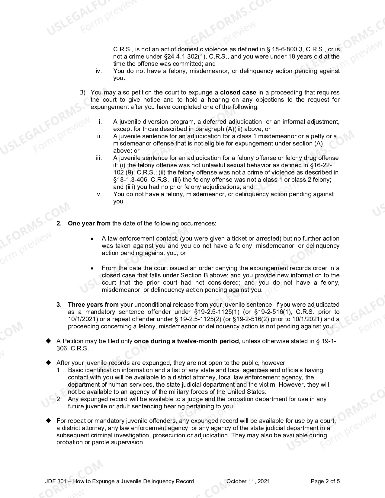 Preview How to Expunge Juvenile Delinquency Records