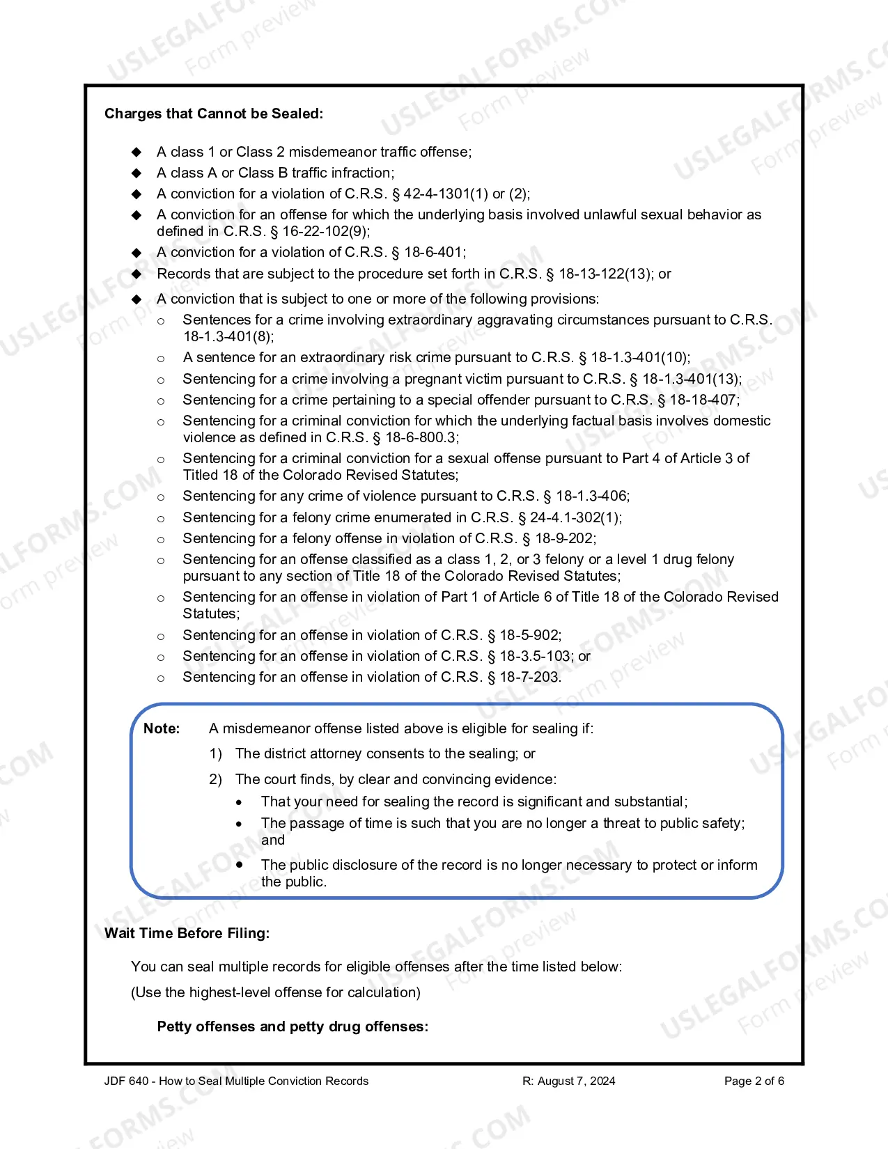 Preview How to Seal Multiple Conviction Records