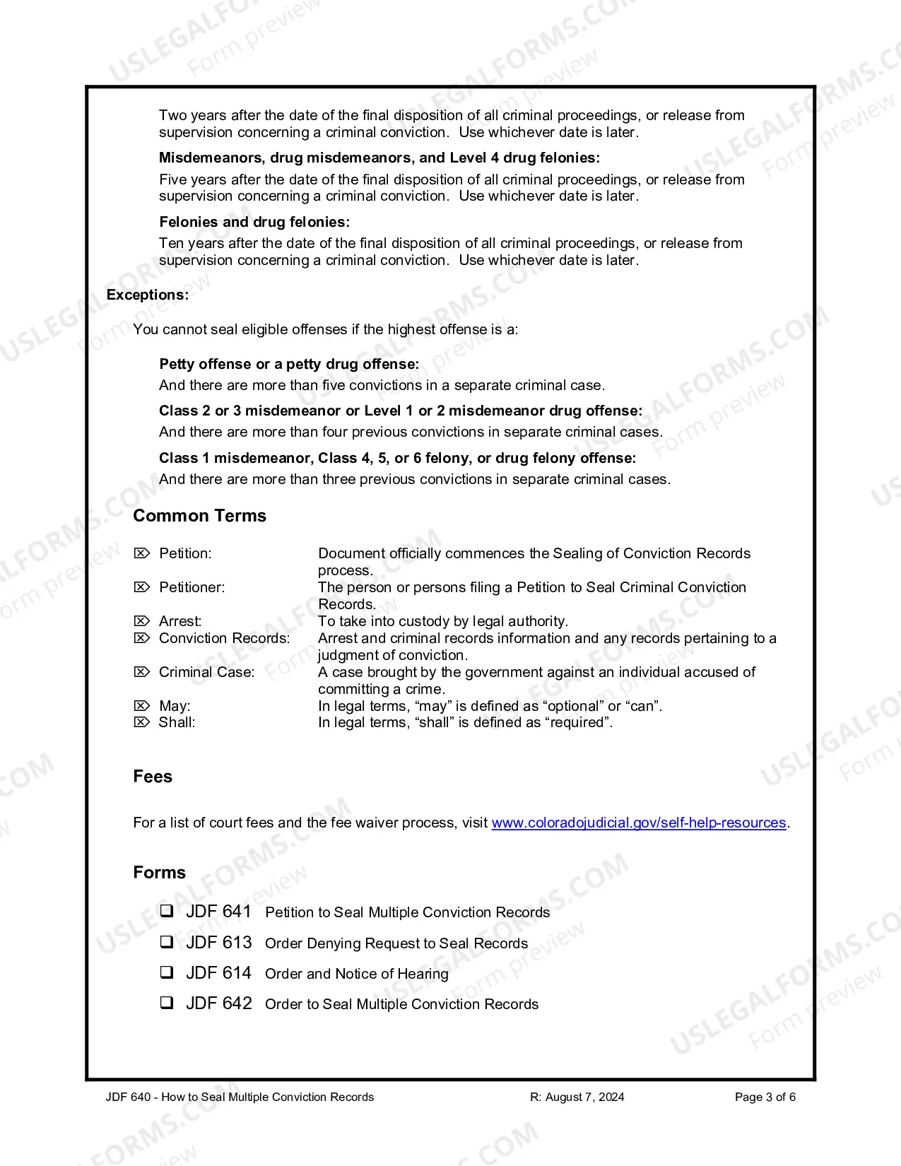 Preview How to Seal Multiple Conviction Records