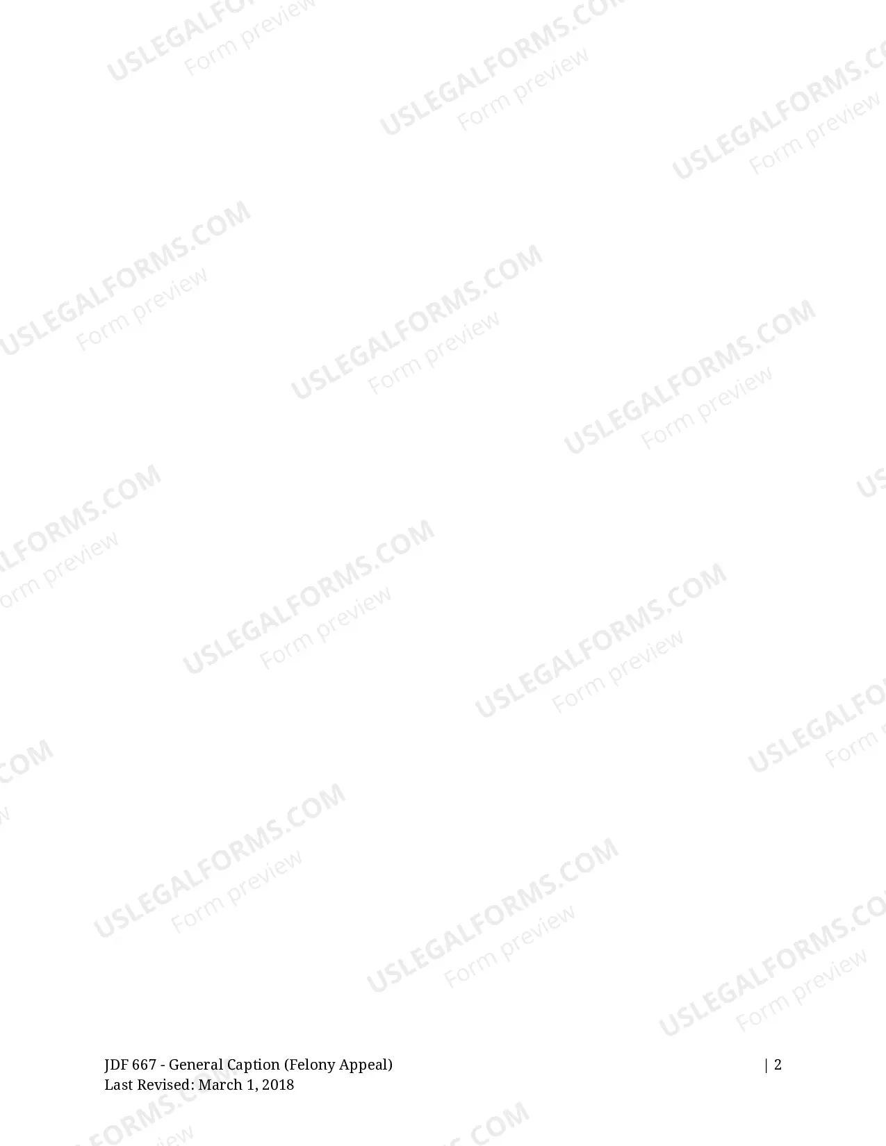 Preview Flexible Caption - Felony Criminal Appeal
