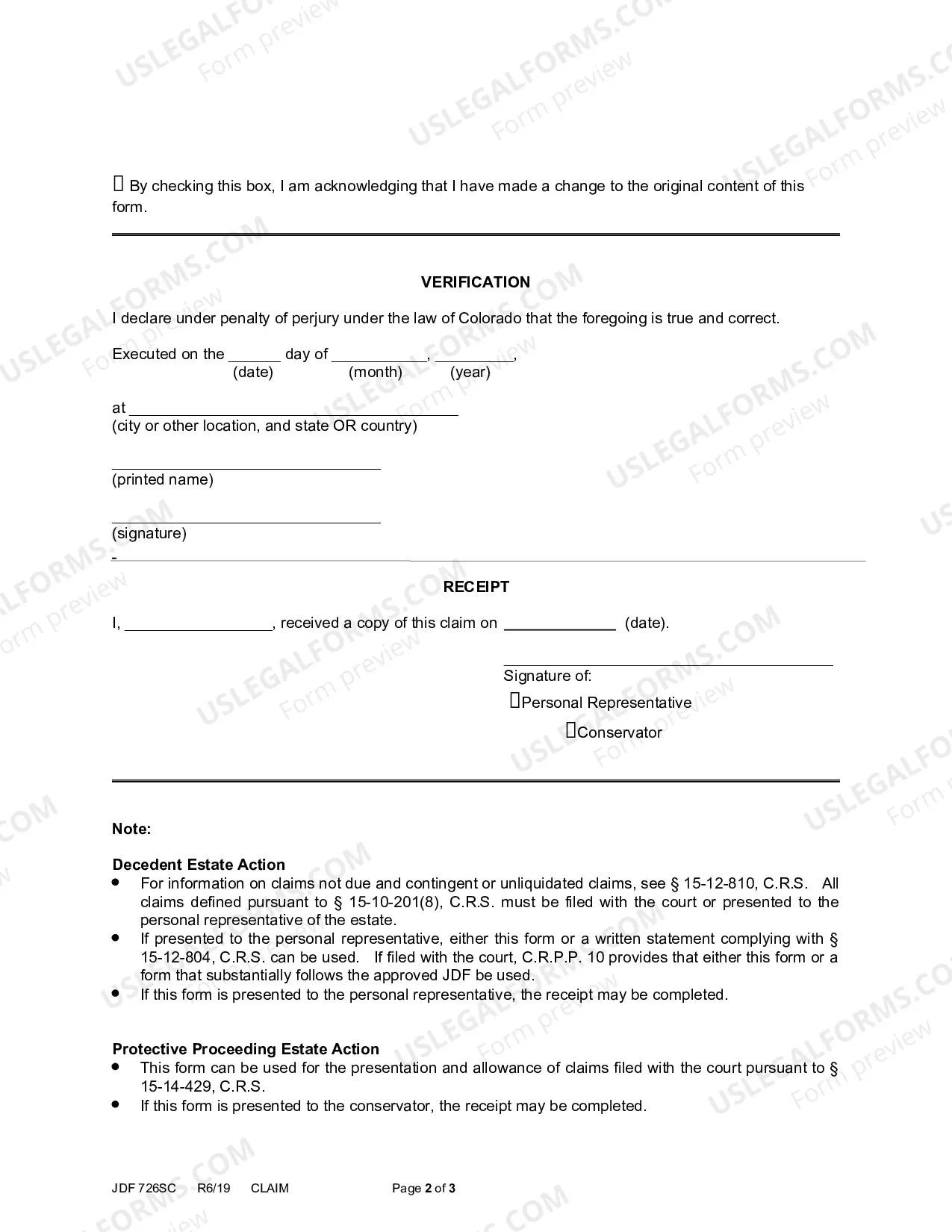 Preview Probate Court Claim