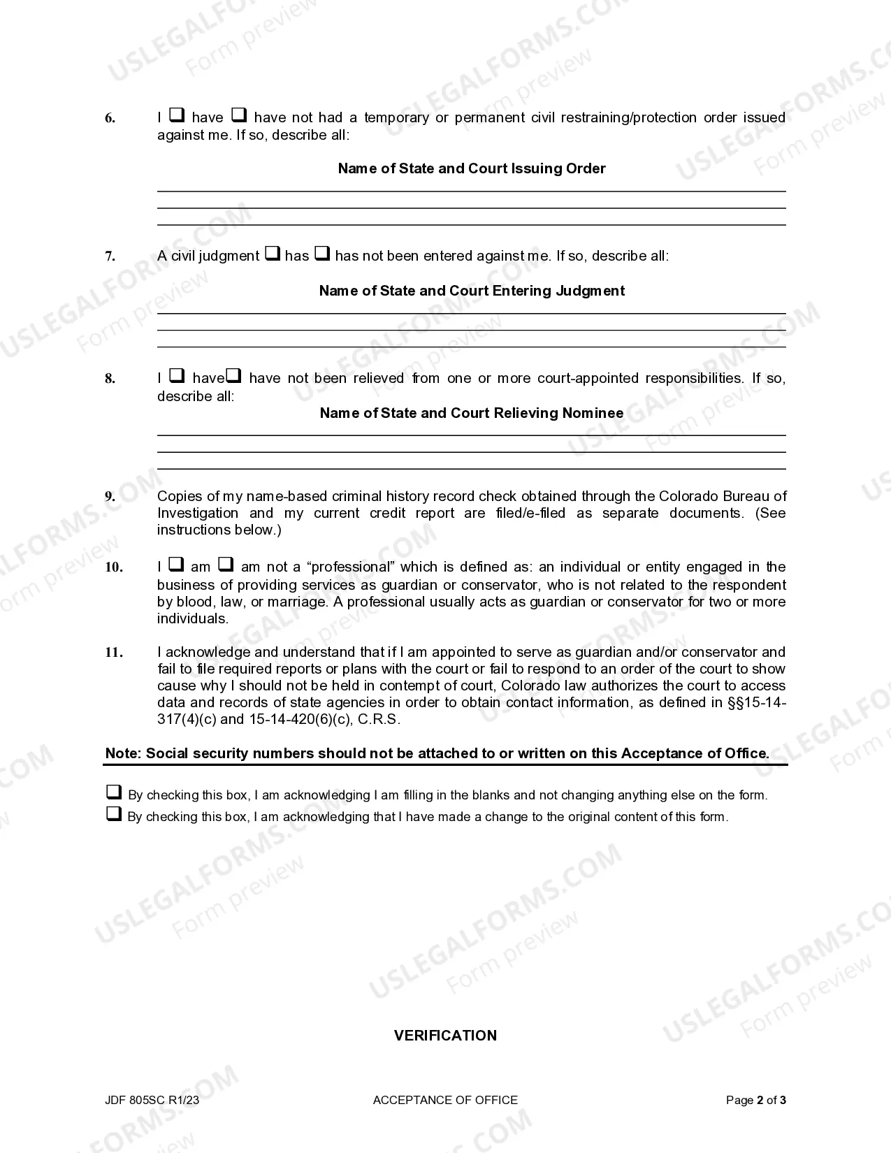 Preview Acceptance of Office