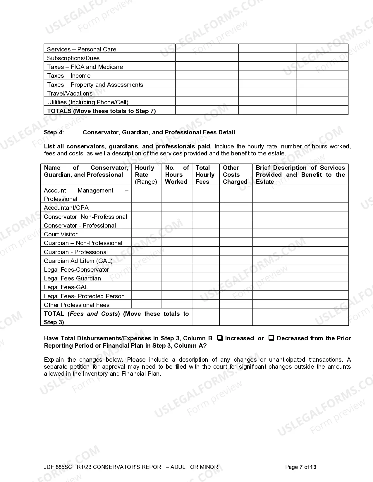 Preview Conservator's Report