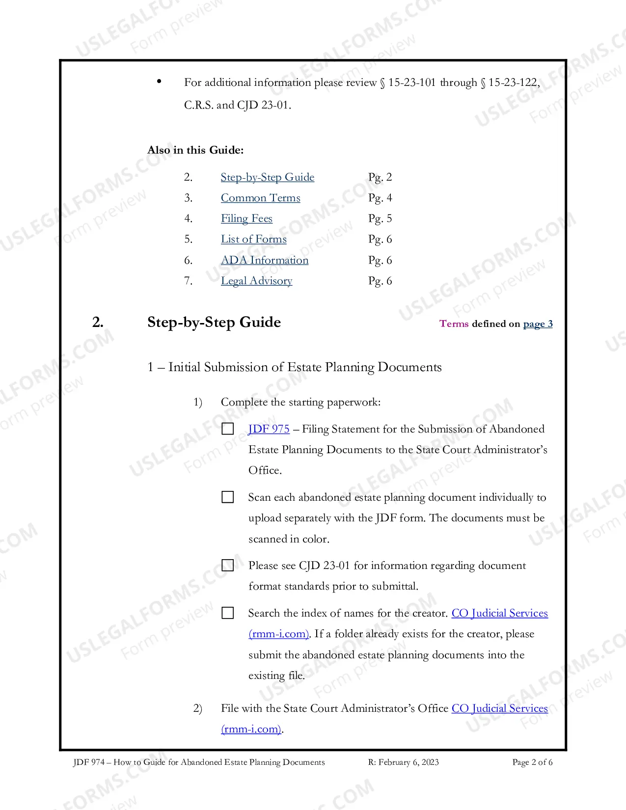 Preview How to Guide for Abandoned Estate Planning Documents