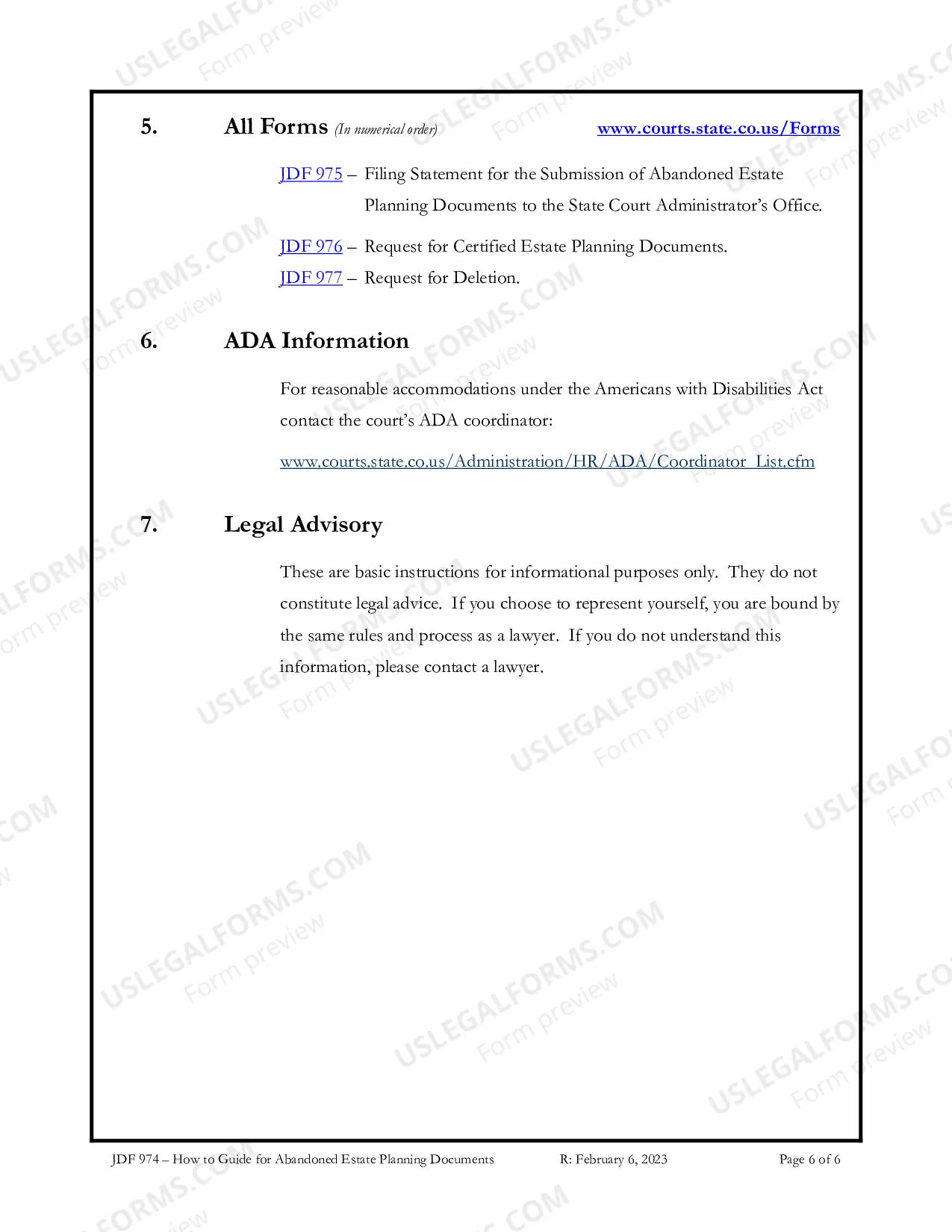 Preview How to Guide for Abandoned Estate Planning Documents