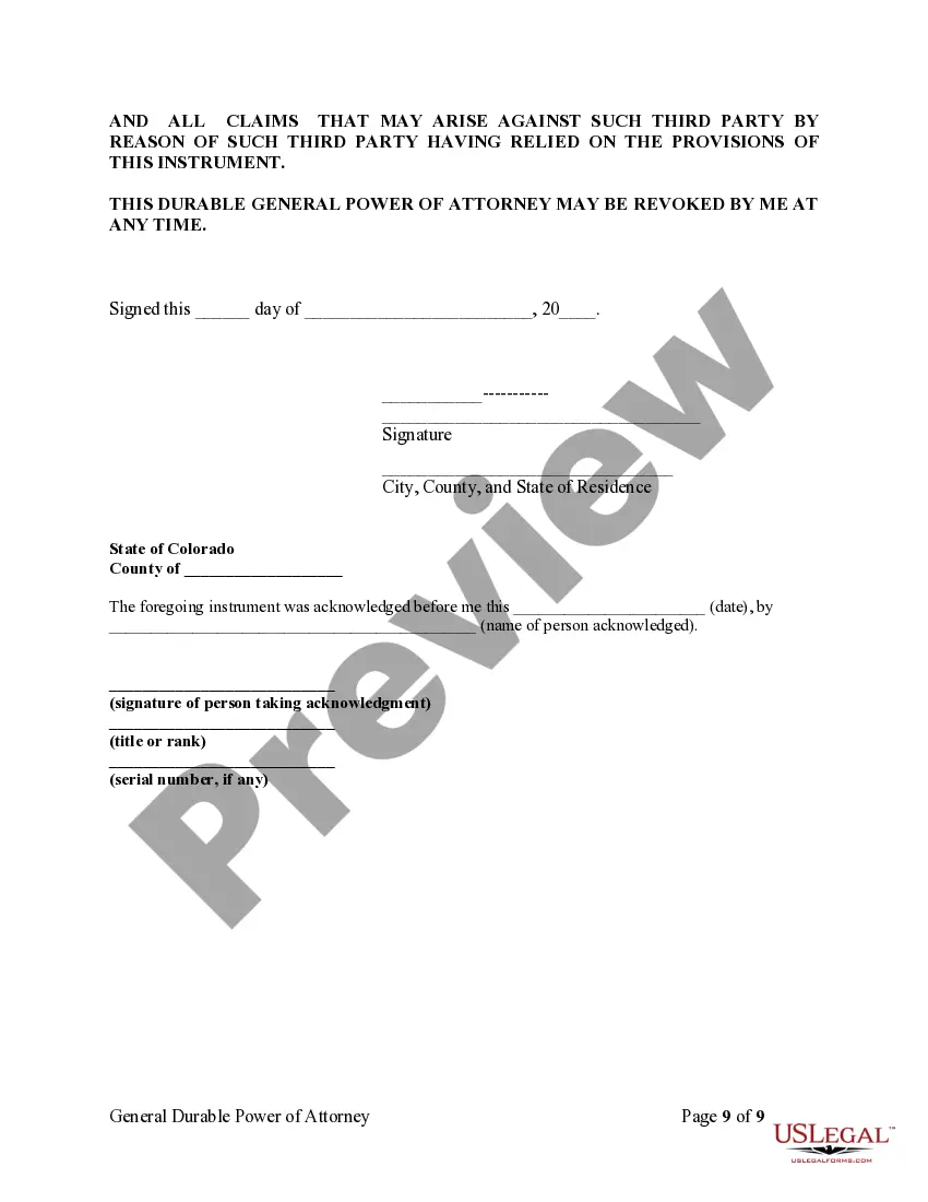 Get General Durable Power of Attorney for Property and Finances or Financial Effective Immediately Preview General Durable Power of Attorney for Property and Finances or Financial Effective Immediately