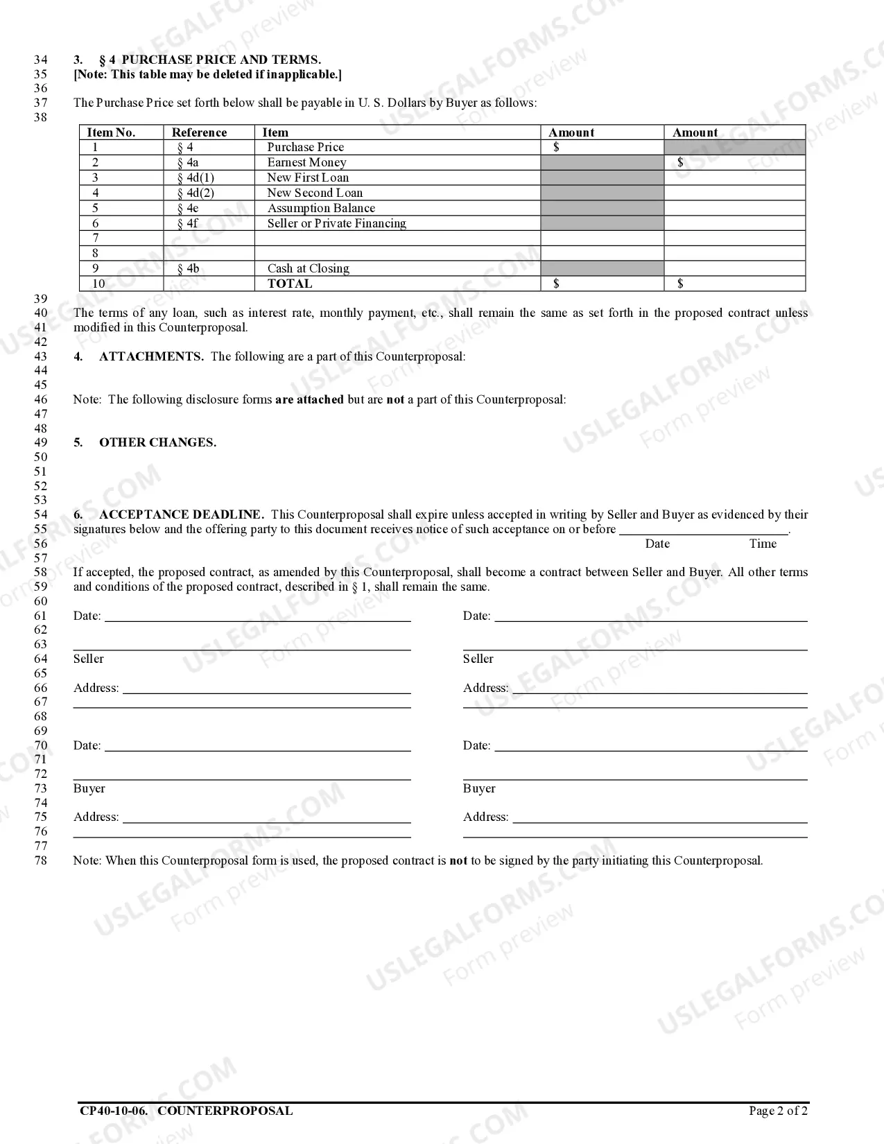 Preview Counterproposal