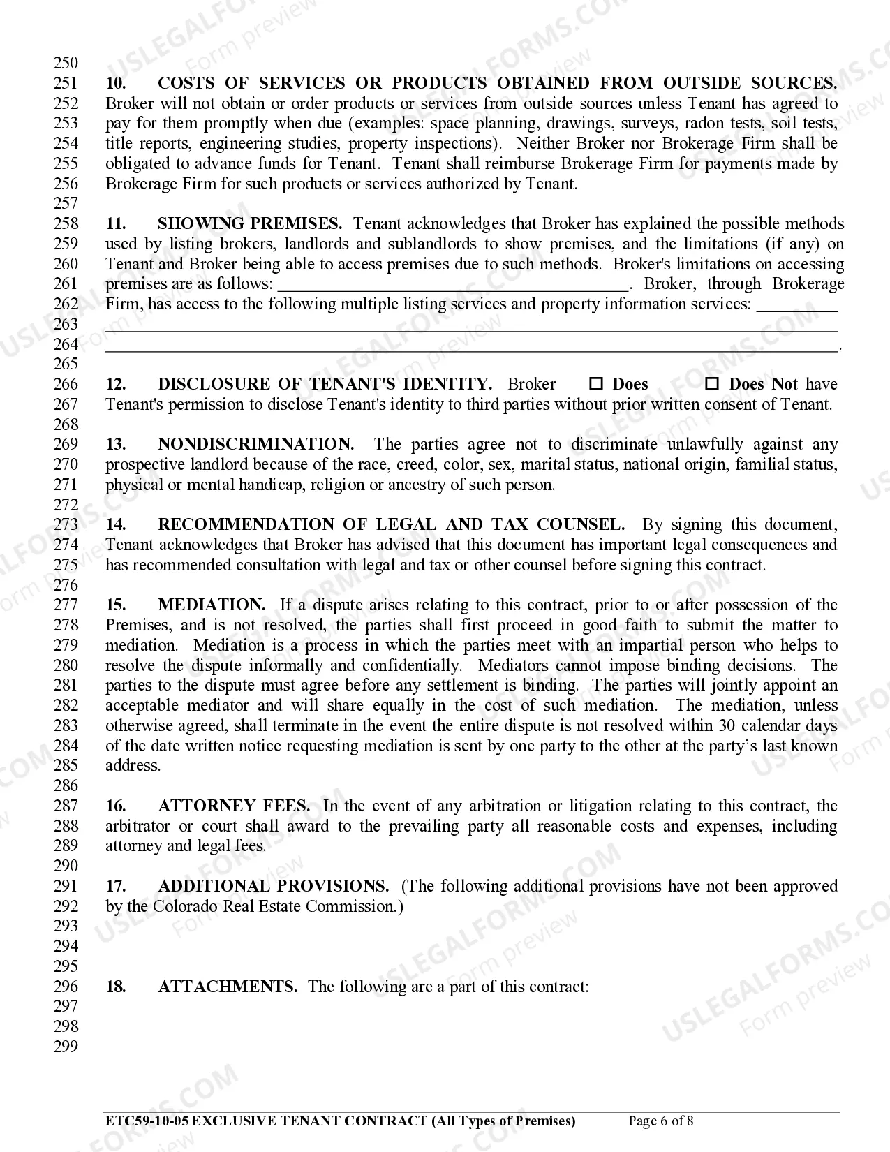 Preview Exclusive Tenant Contract for All Types of Premises