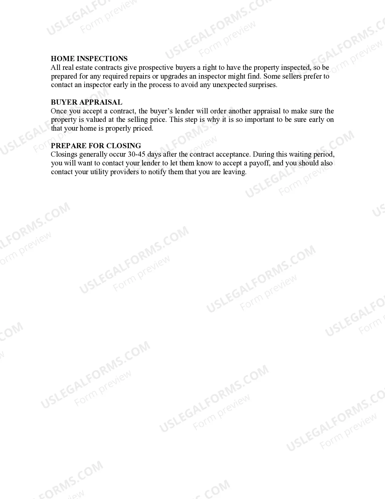 Preview For Sale By Owner - Transaction Guide