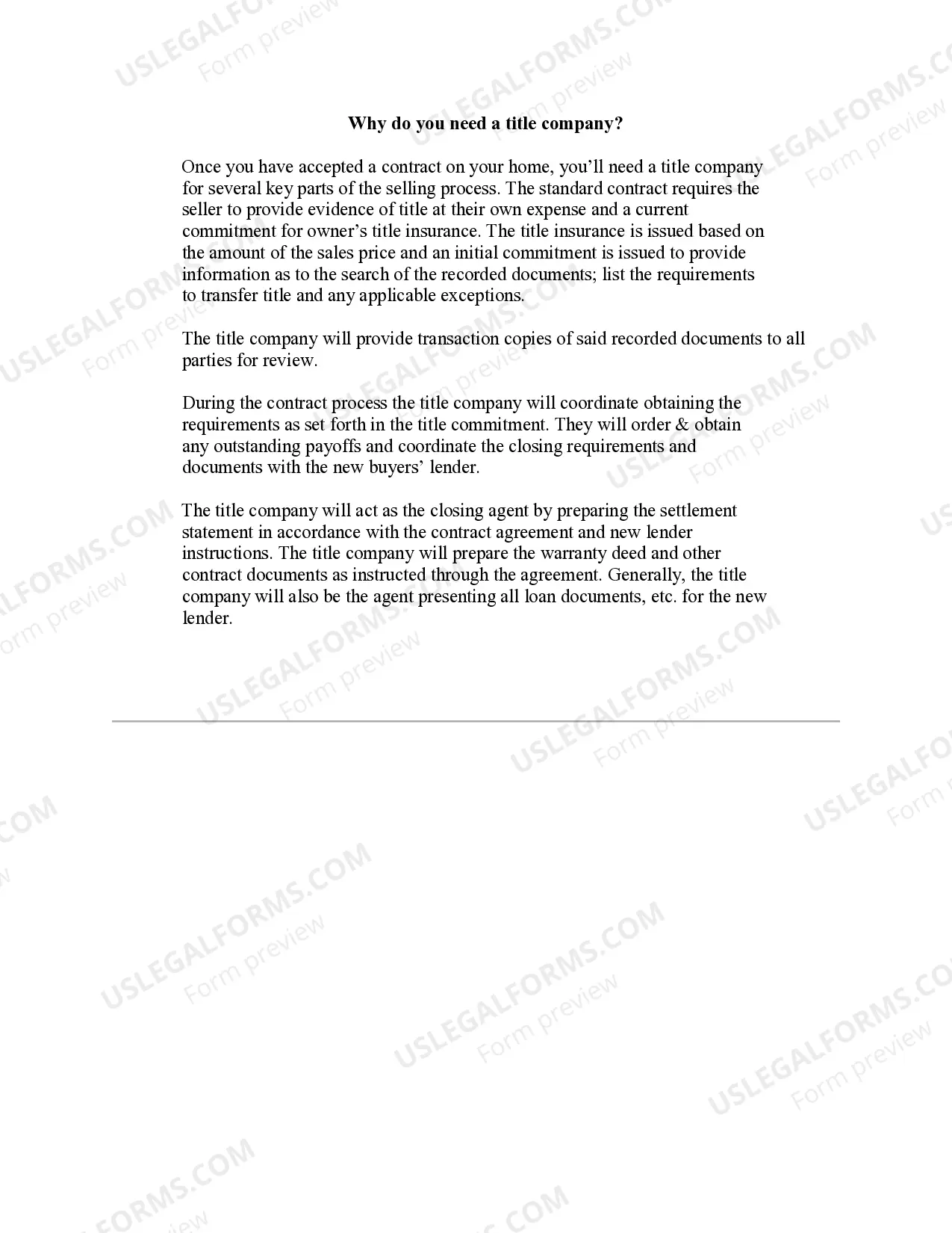 Preview For Sale By Owner - Transaction Guide