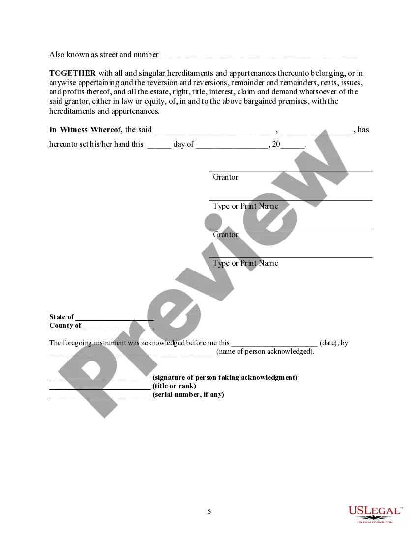 Get Warranty Deed for Separate or Joint Property to Joint Tenancy Preview Warranty Deed for Separate or Joint Property to Joint Tenancy