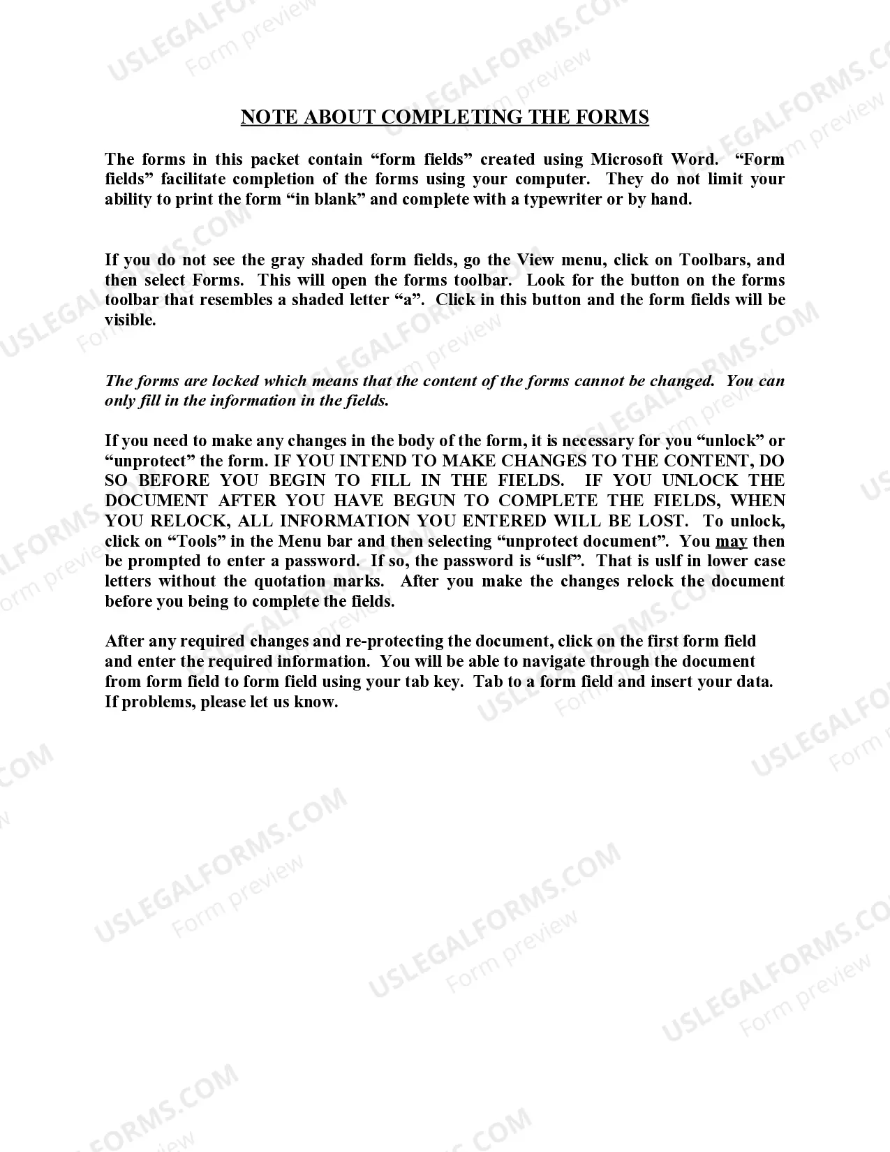 Preview Warranty Deed for Correction